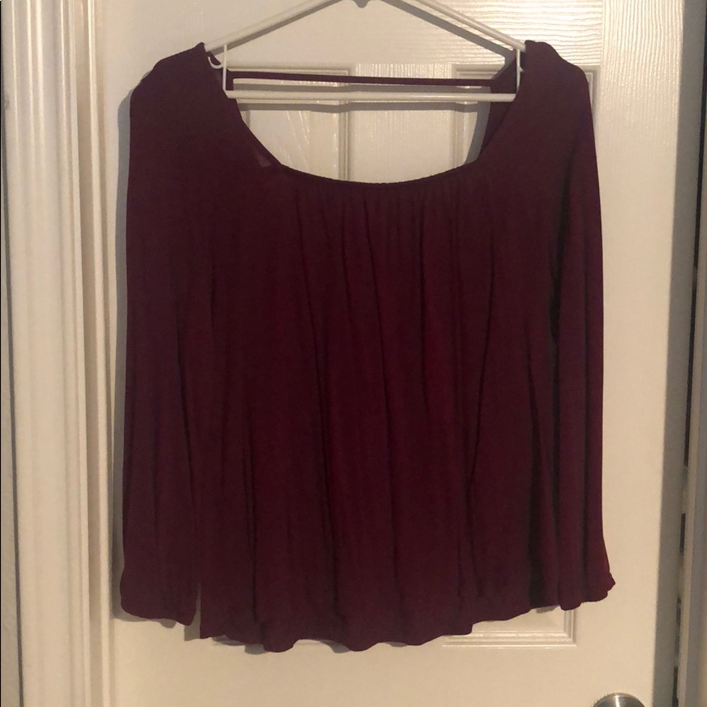 Old navy burgundy top